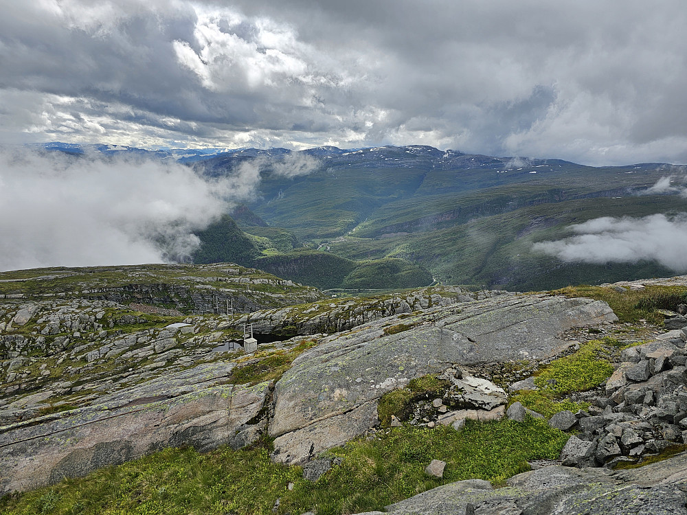 fra Dystingen ned i Bergsdalen