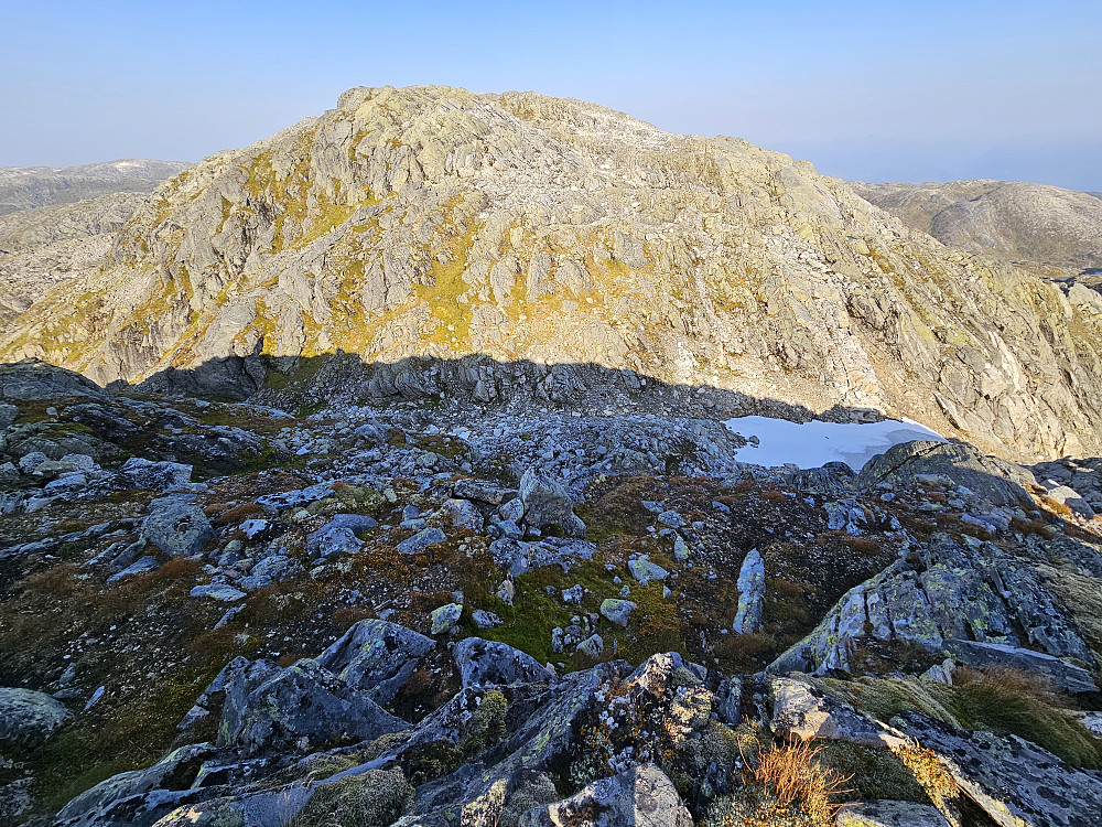 Steinafjellet sett fra ryggen før Urdadalen
