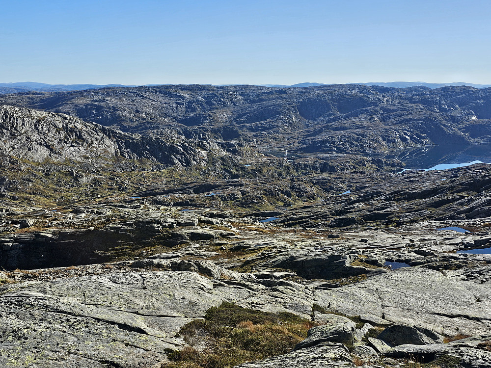 fra Sørdalseggene mot turstart