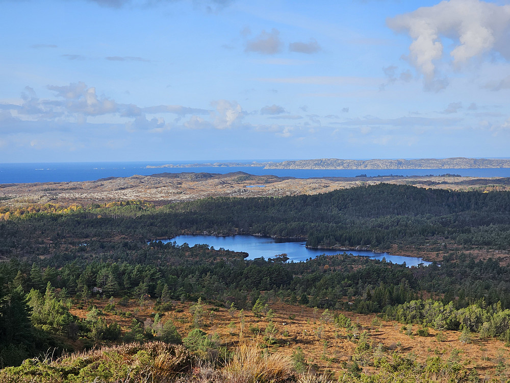 utsikt mot NV fra Ramsfjellet