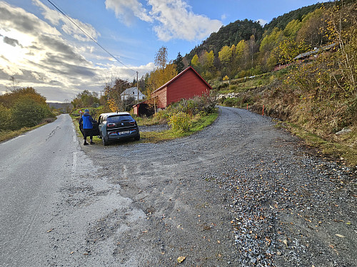 parkering og turstart