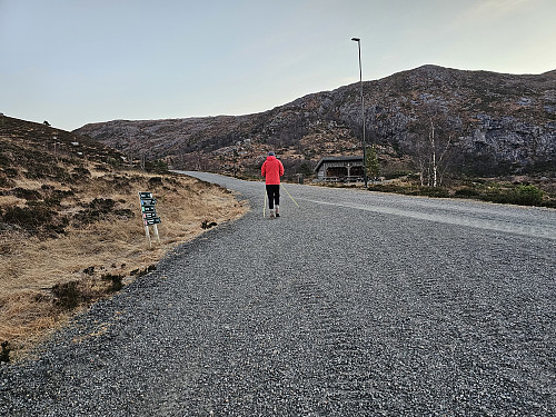 gapahuk ved Kinnavatnet