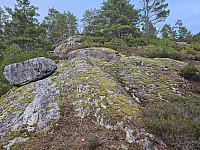 opp berget under toppen