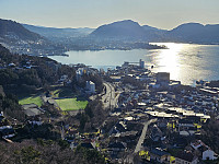 Bergen fra utsiktspunktet Ørneberget S 219