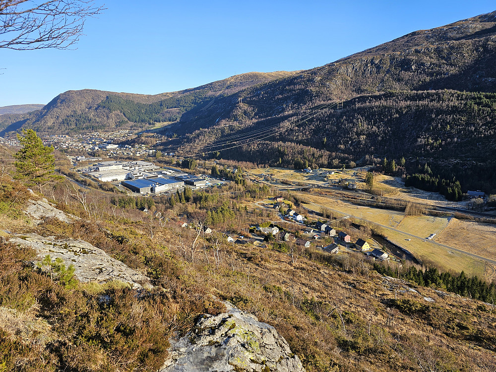 mot Indre Arna fra Tangelandsheiane Øst