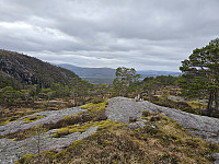 ved øvre del av Kyrkjevikdalen