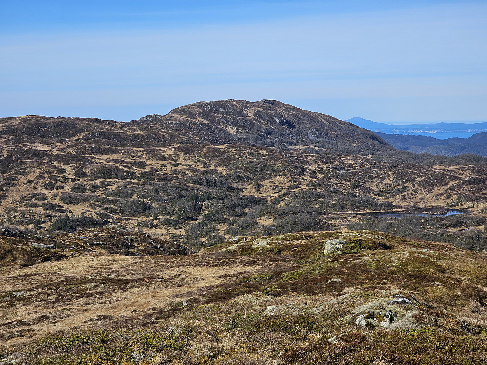 Håfjell sett fra Heiiesdalsfjell, neste turmål