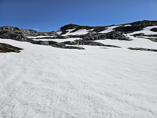 mye snø syd-vest for Trollskarnuten