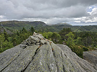 toppen på Sandviksfjellet 417