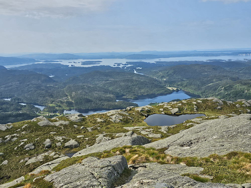 utsikt sydover fra Sleirsfjellet