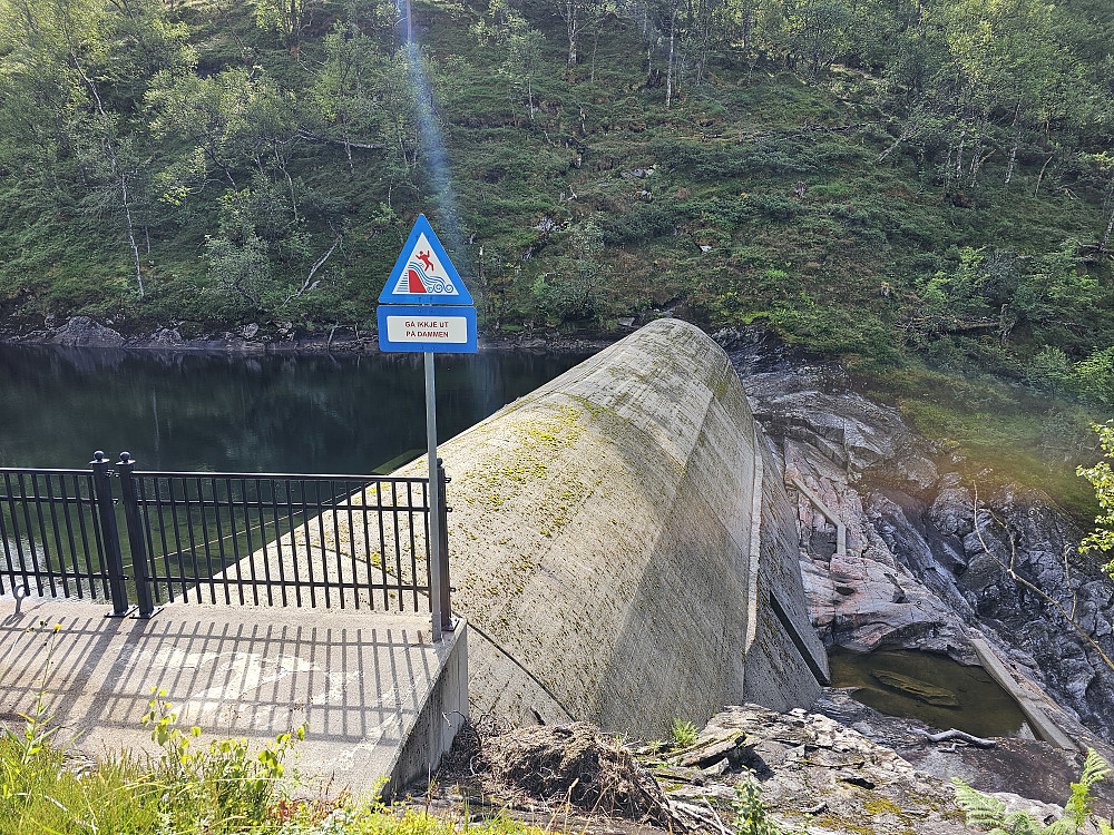 demningen til Hummelvatnet