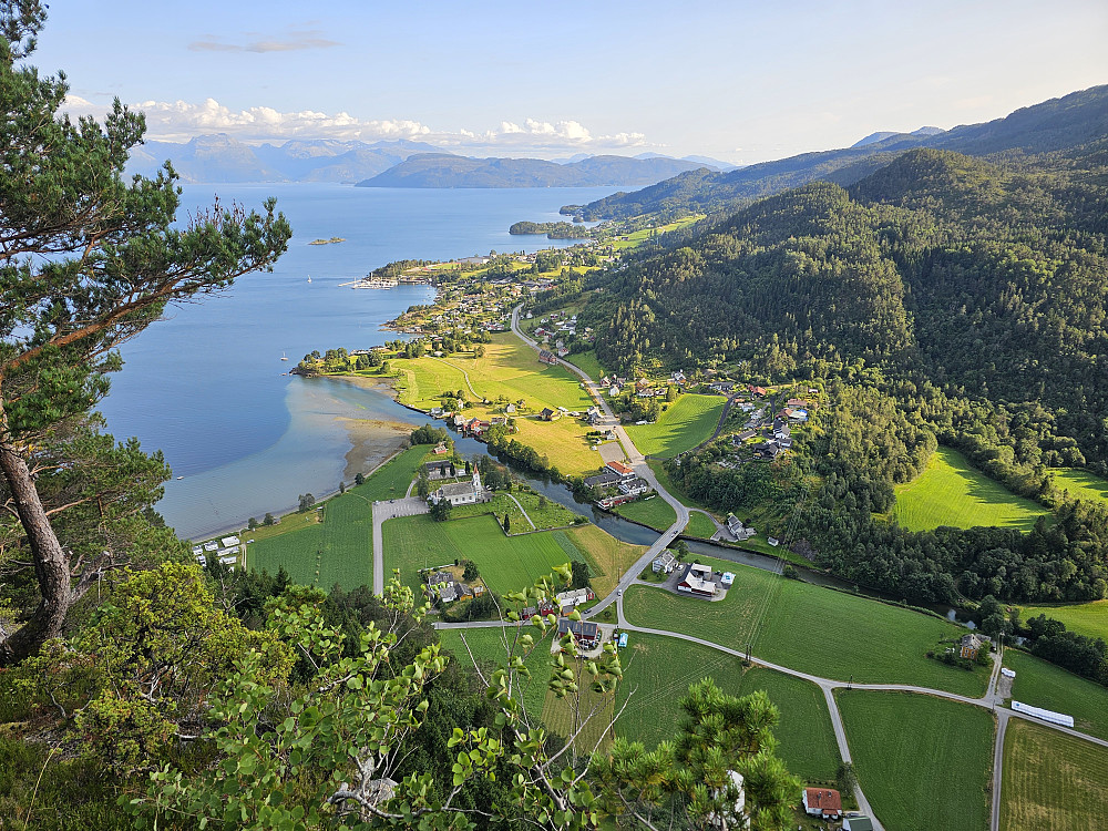 Strandebarm fra Fløyen utsiktspunkt