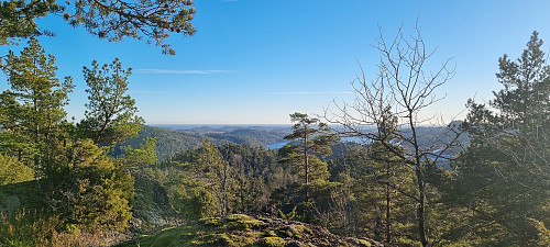 Utsikt fra Brånåklovåsen NØ