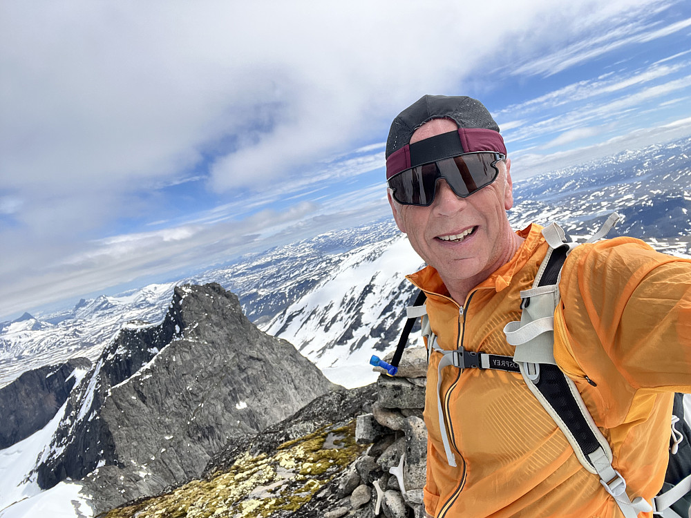 Selfie på toppen!