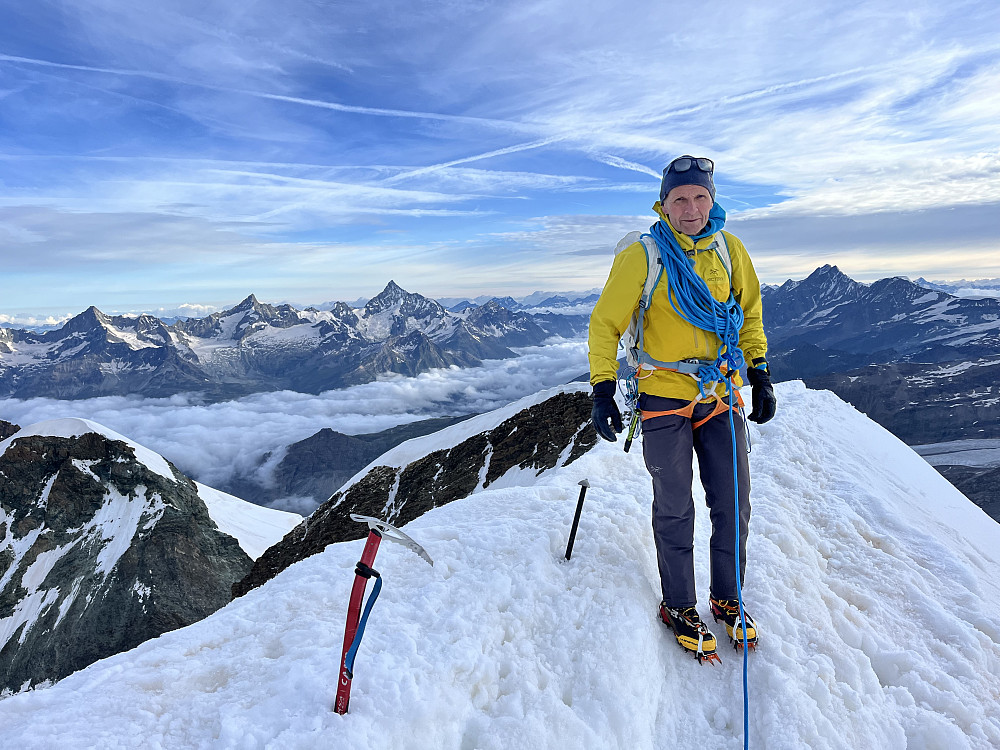 Terje på topp en av Castor 