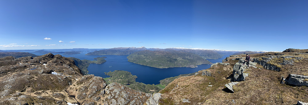 Kan klage på denne utsikten!