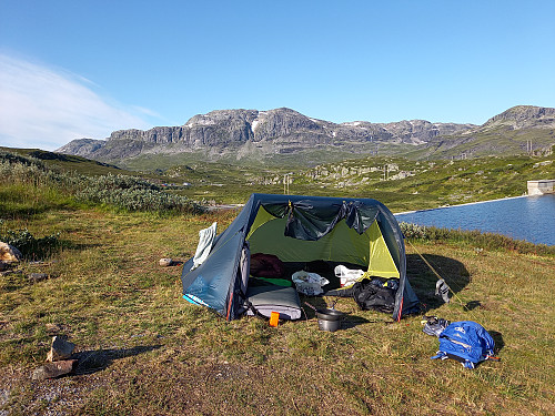Teltet ved Ståvatnet