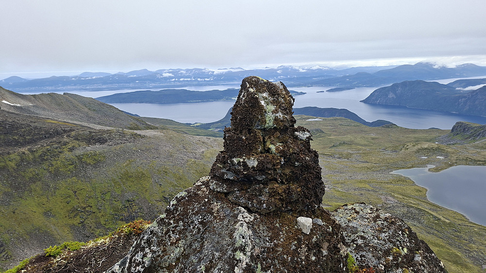 Toppvarden med Molde i bakgrunnen