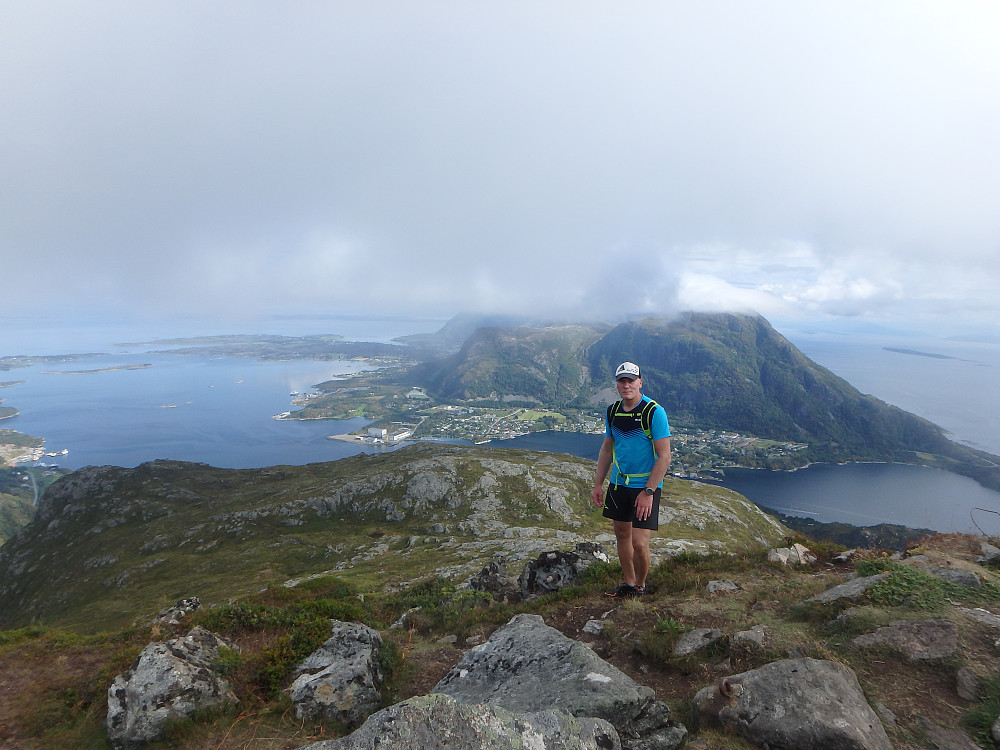 Det begynte å skye til litt.