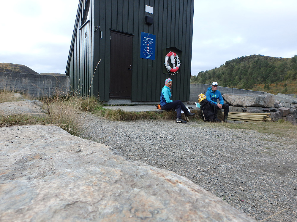 Pause ved Moldevannet.