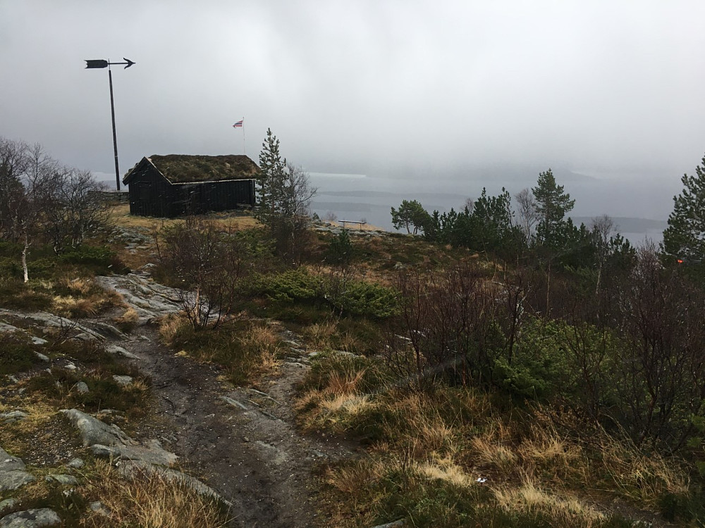 Snø i lufta.