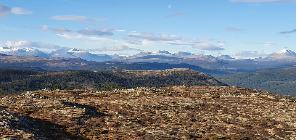 Rondane + Gravskardhøgda mm + Store Sølnkletten.