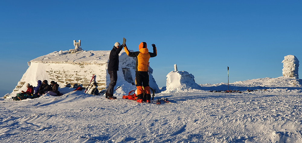 Sjelden fin dag på Storhornet :)