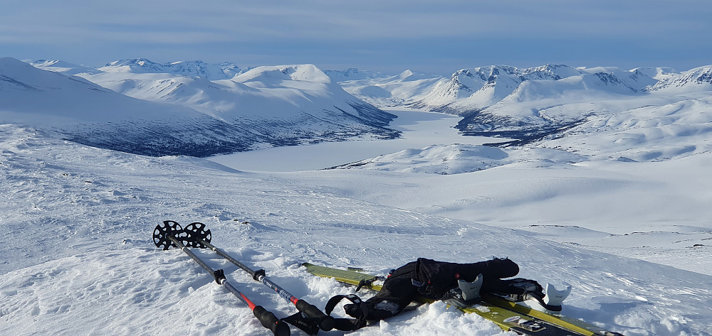 Gjevilvassdalen sett fra Finnpiggan