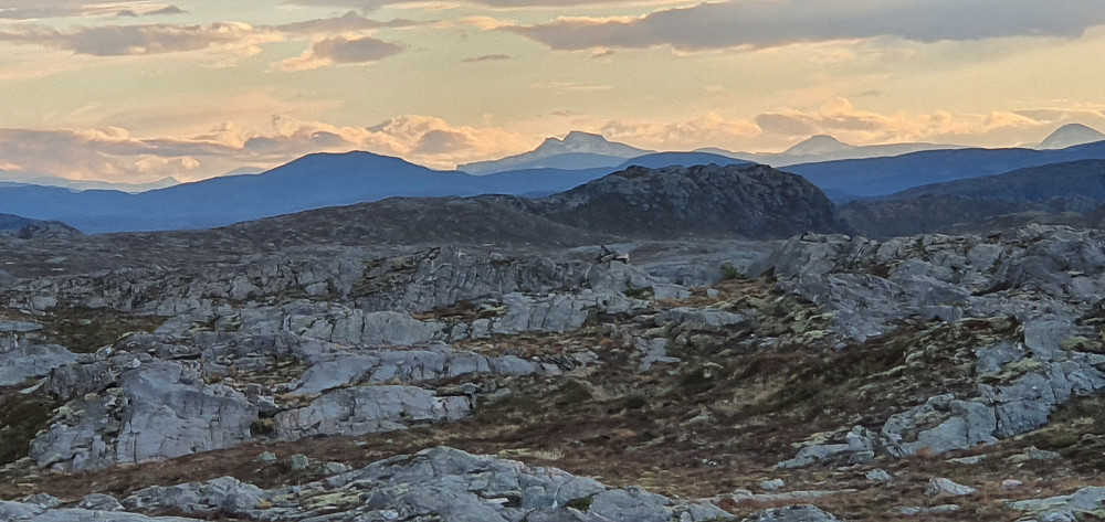 Snota midt i bildet