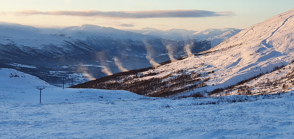 Snølegging i Vangslia