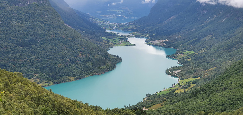 Nordenden av Oldevatnet