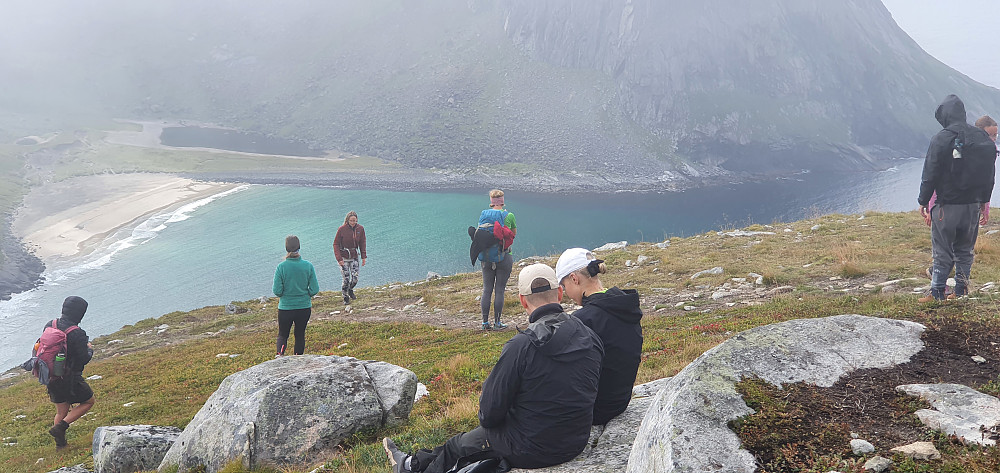 Masse turister her i området