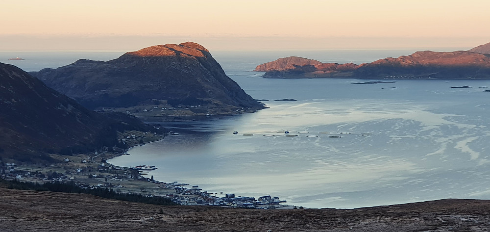 Solnedgang på Rivjehornet