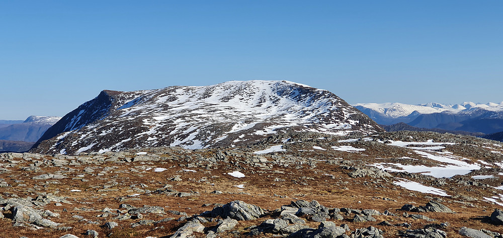 Kvamfjellet sett fra Flistrahornet