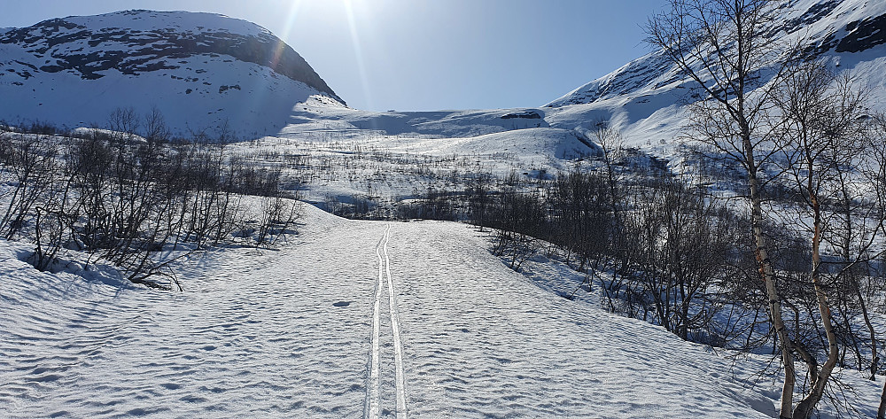 Skitur opp Fagredalen