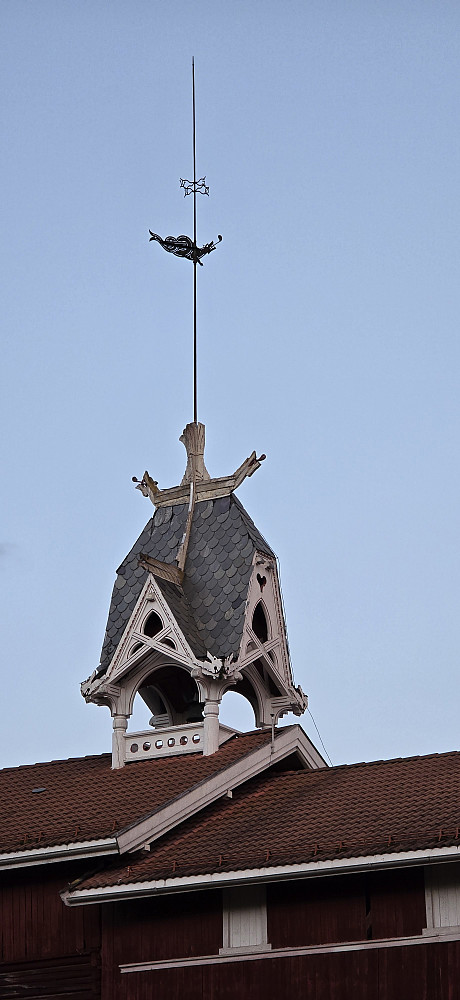 Klokketårnet på Ringnes gård - kreativt utført :)