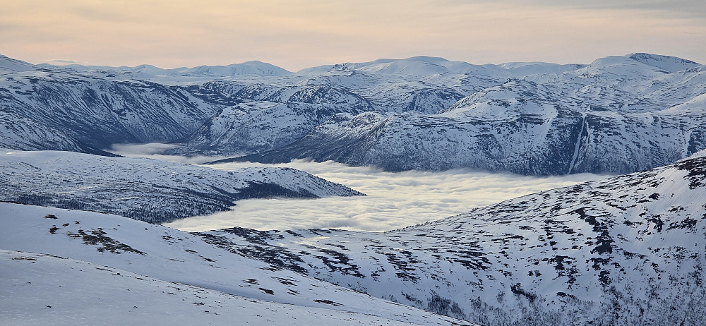 Tåkehav nedover Sunndalen