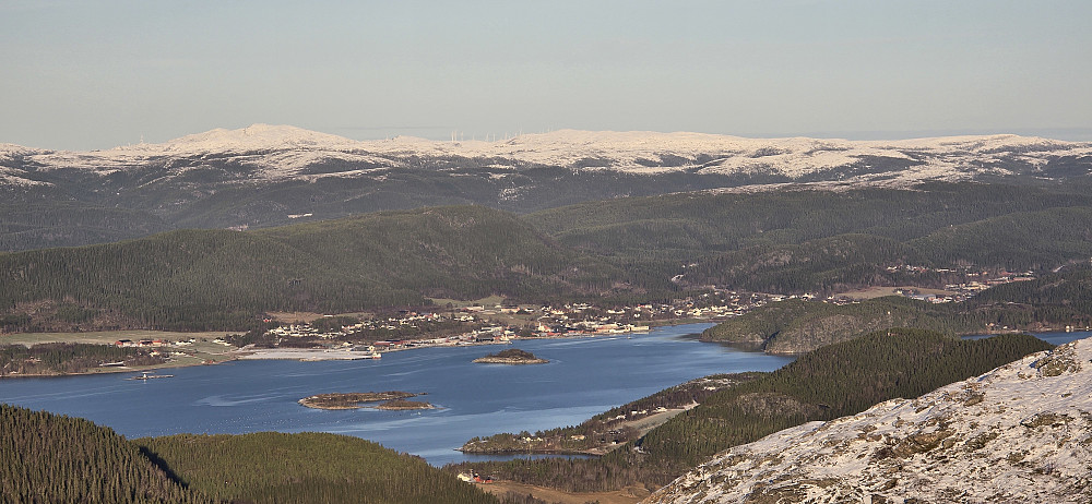 Monstad/Åfjord sett fra Grovliheian