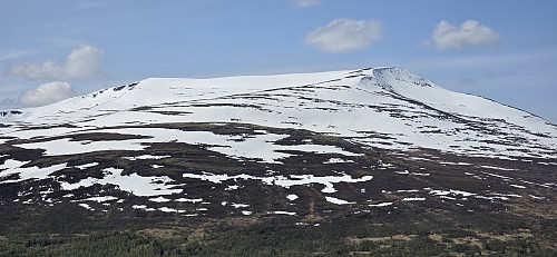 Mye snø på Storhornet..