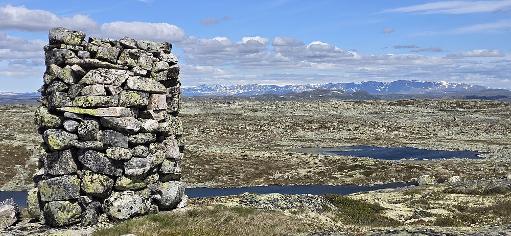 På Høljabrotet med Hallingskarvet i bakgrunnen
