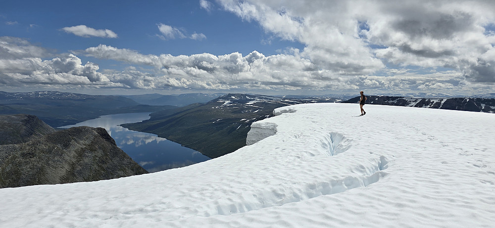 Mye snø på Indre