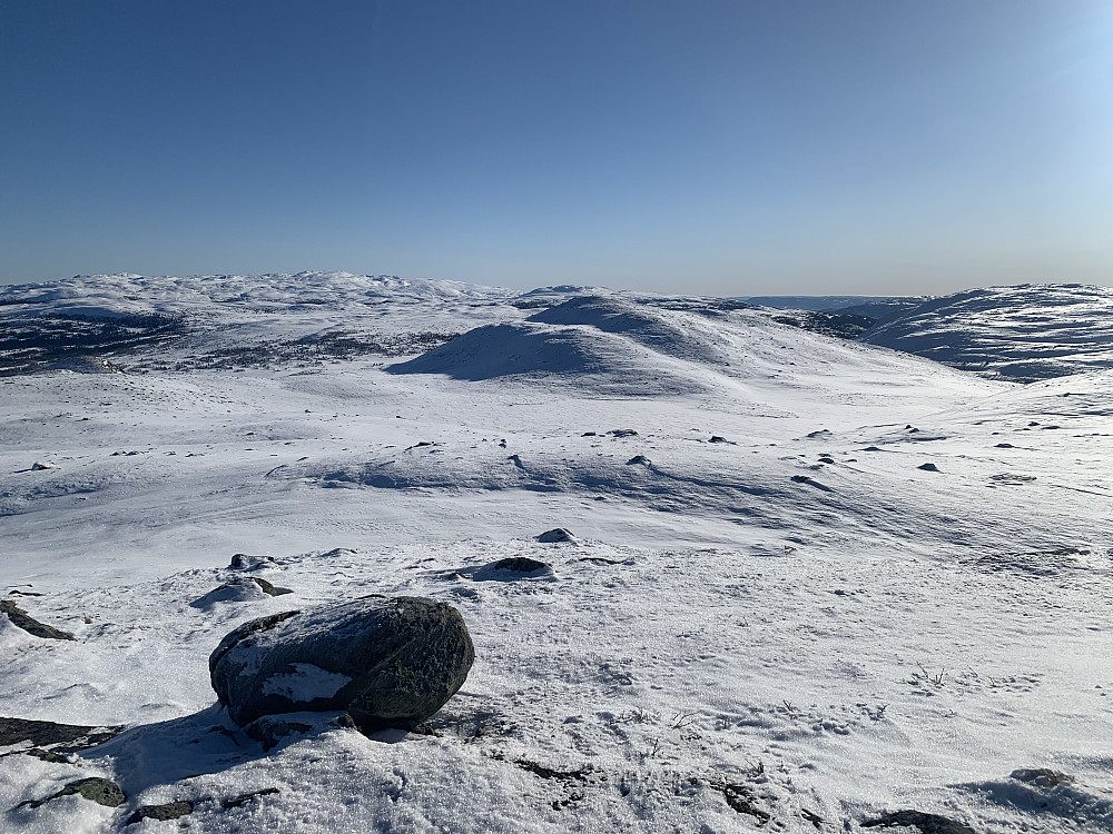 "Baksiden" av Flentpiken, sett fra Nord for Piktjern