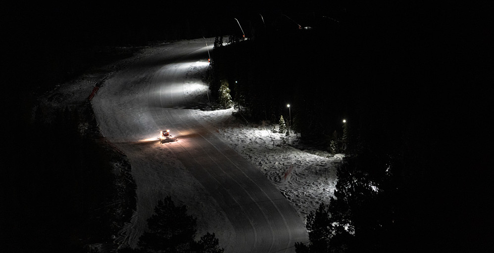 Uvdal skisenter. Februar