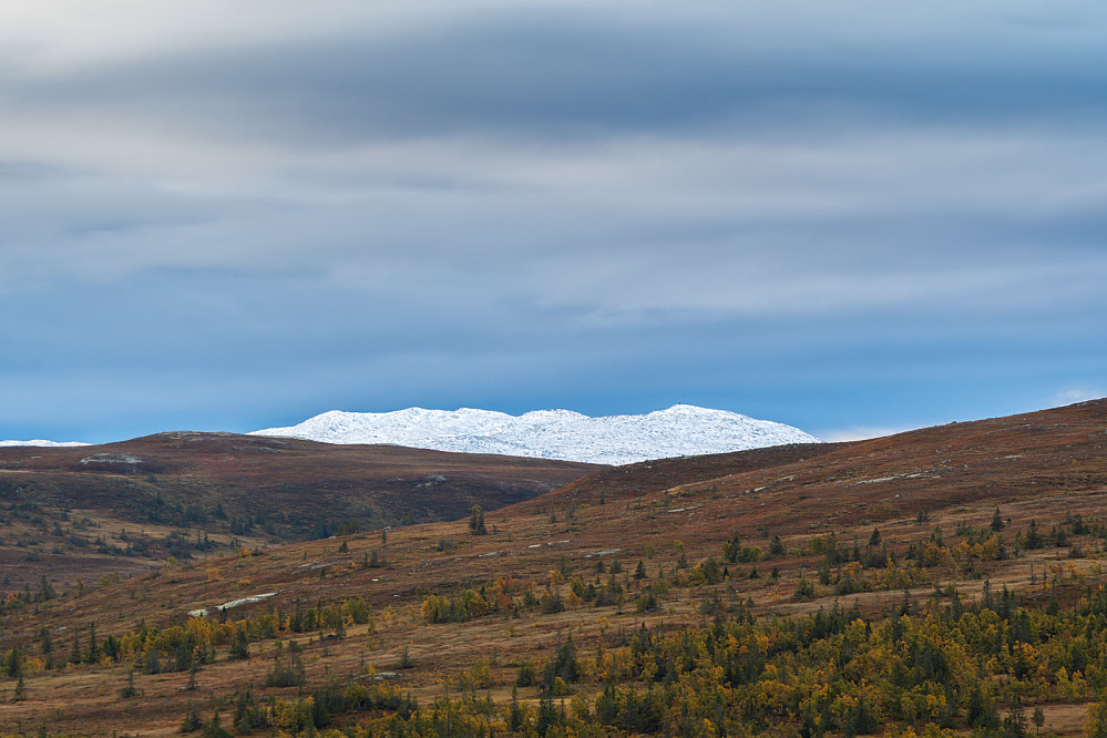 Første snø. September