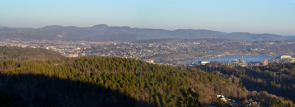 Panorama - mot Porsgrunn