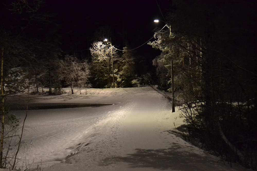 Lysløypa ved Åletjern