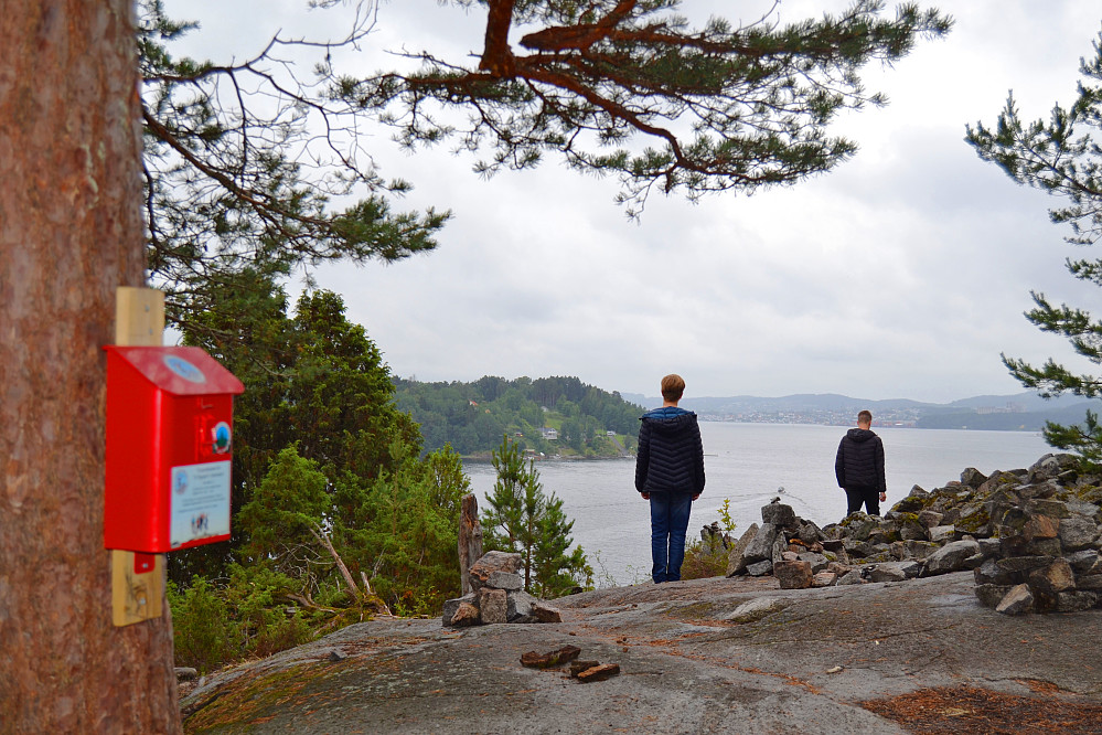 Fra titoppkassa ved utsiktspunktet