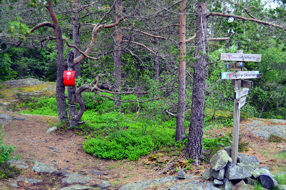 Toppen av Skrehelle