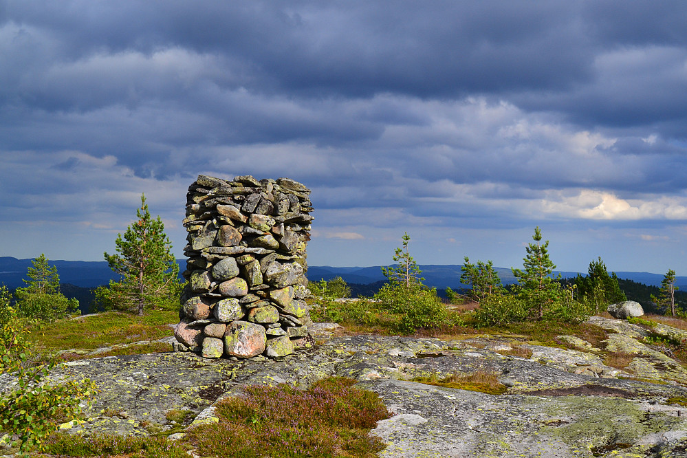 Skulhomvarde, toppen av Ervedalsfjellet