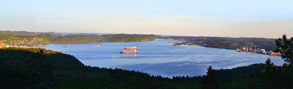 Lakollen panorama - Frierfjorden